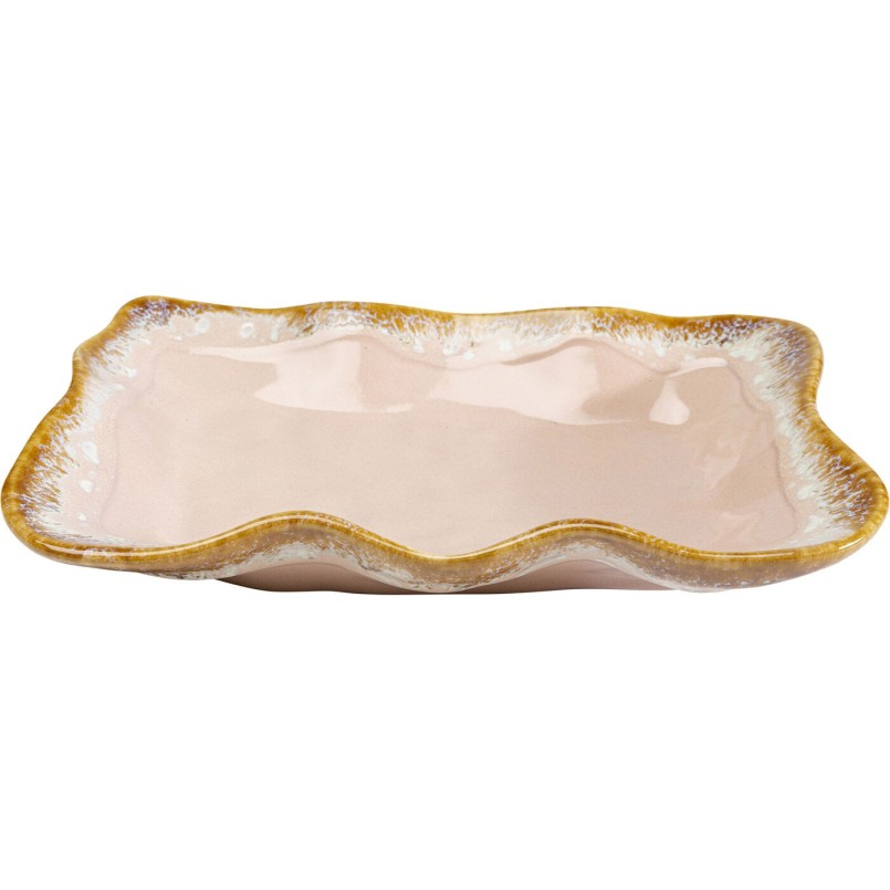 Plateau Nala rose 17x26cm