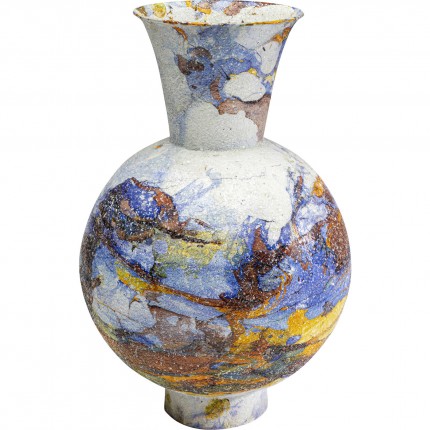 Vase Zumba blue and red 39cm Kare Design