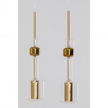 Pendant Lamp Candy Bar gold 103cm Kare Design