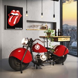 Table de bar moto rouge - Kare Design