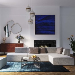 Black contemporary coffee table - Dimension - Kare Design