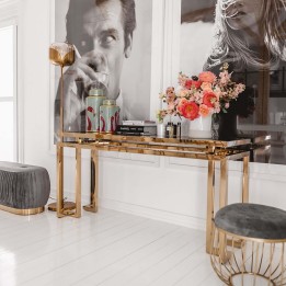 Gold retro console - Gold Rush - Kare Design