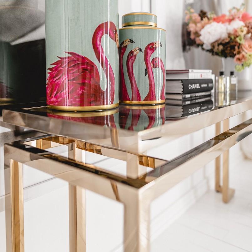 Gold retro console - Gold Rush - Kare Design