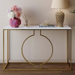 Console rétro dorée - Miami Loft - Kare Design