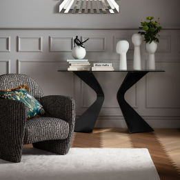 Modern black console - Gloria - Kare Design