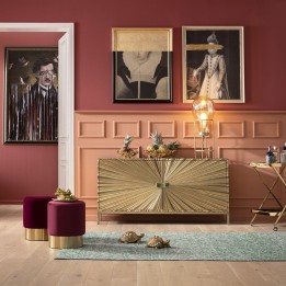 Contemporary golden sideboard - Illumino - Kare Design