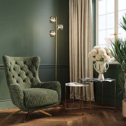 Swivel Armchair Bellini Green Kare Design