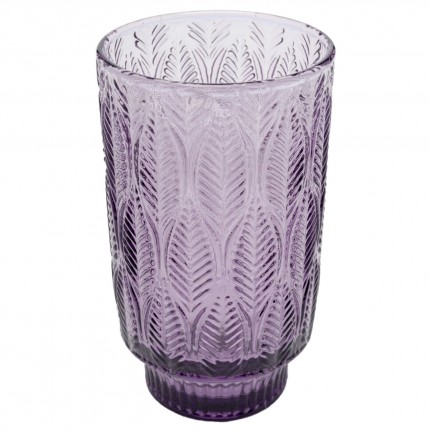 Water glass Fogli purple (6/set) Kare Design