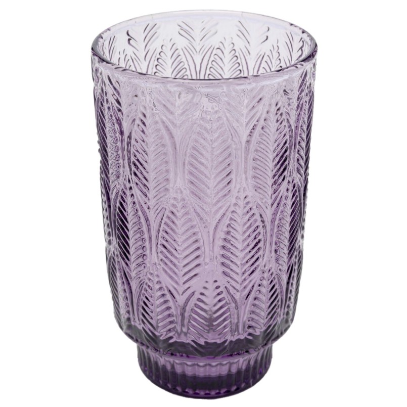 Verres à eau en verre violet - Fogli - Kare Design