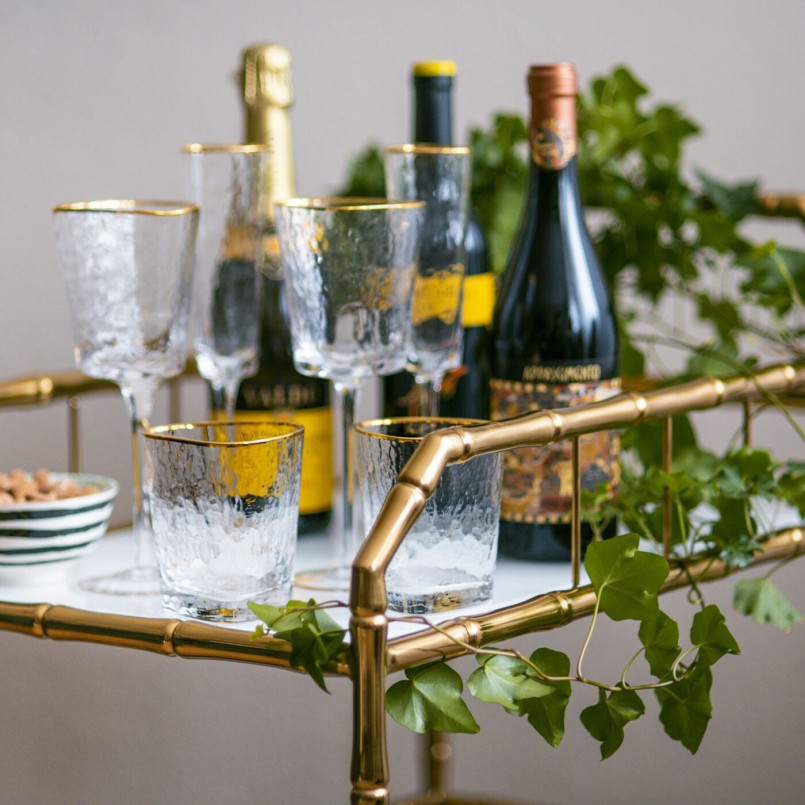 Elegant champagne flutes - Homage - Kare Design