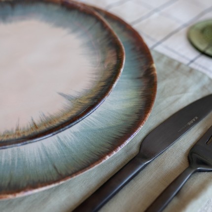 Assiettes Organic 26cm blanches set de 6 Kare Design