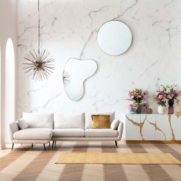 Contemporary cream corner sofa - Amalfi - Kare Design
