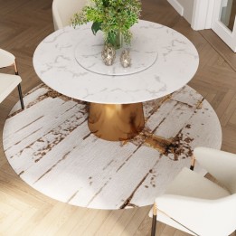 Round grey abstract carpet - Abstract - Kare Design