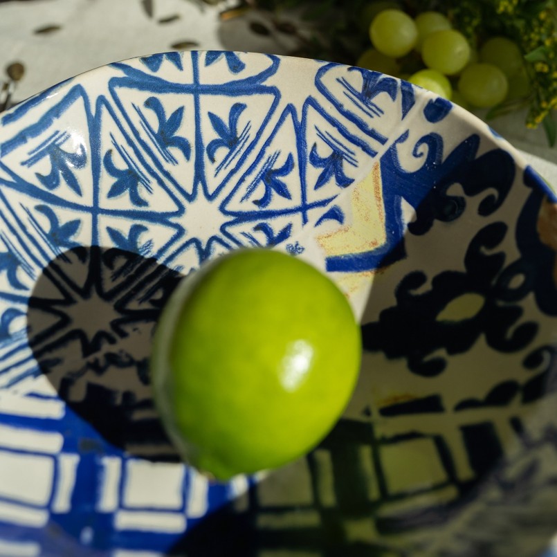 Blauwe en witte soepborden - Fresco - Kare Design