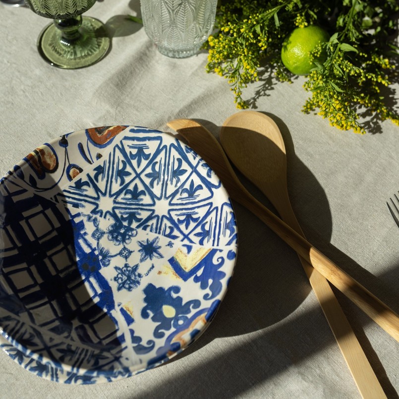 Blauwe en witte soepborden - Fresco - Kare Design