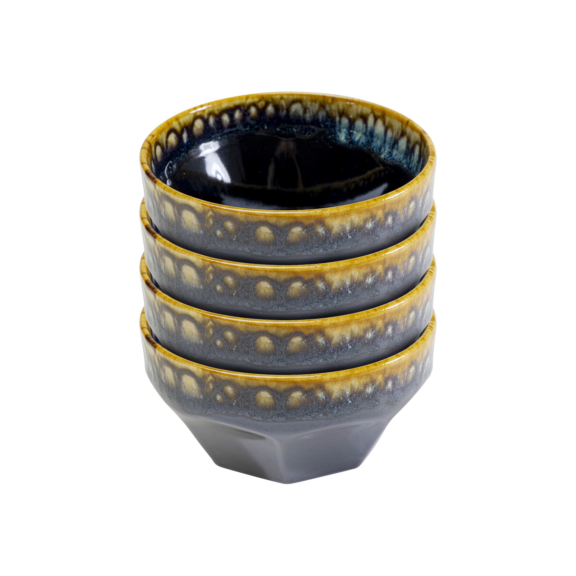 Bols Lio bleus 15cm set de 4 Kare Design