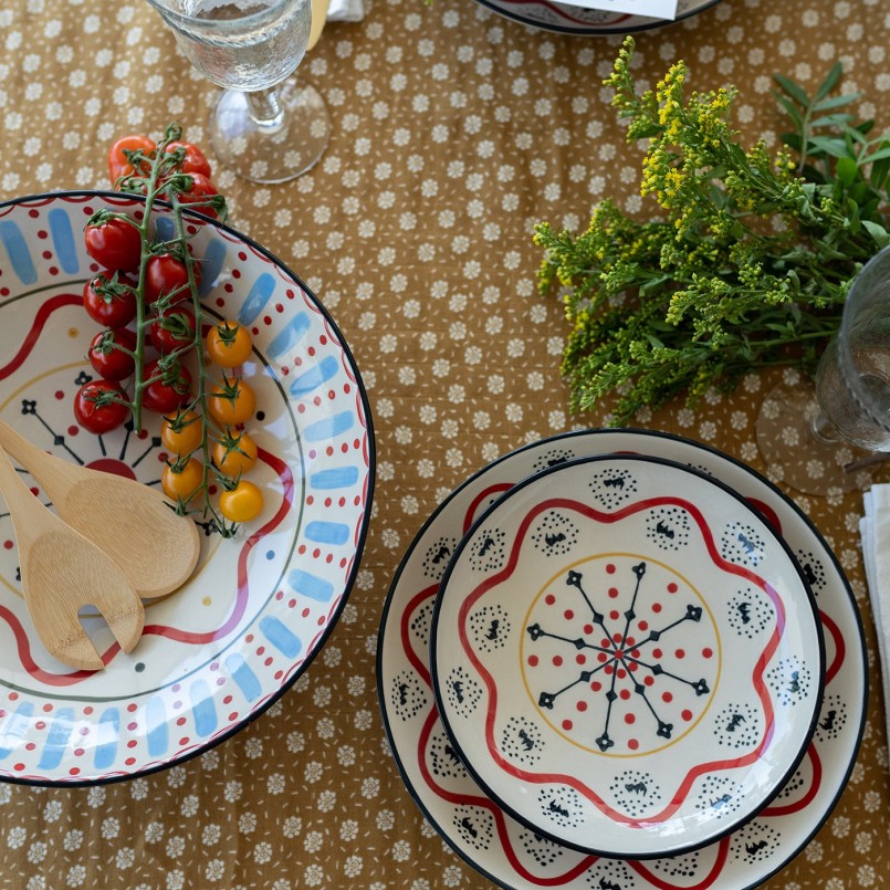 Assiette à motifs multicolores - Los Cabos - Kare Design