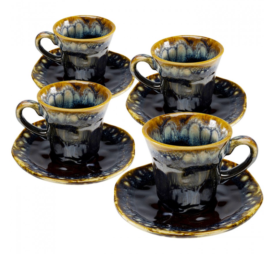 Coffee Cup Lio blue (4/set) Kare Design