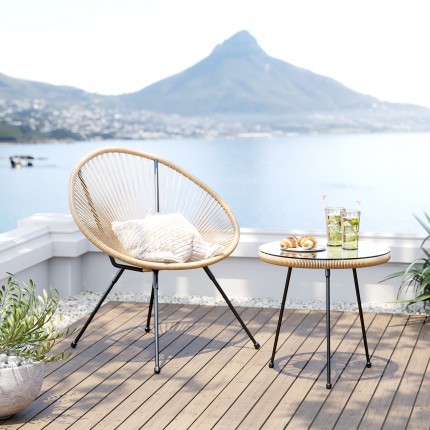 Outdoor Side Table Acapulco 50cm Nature Kare Design