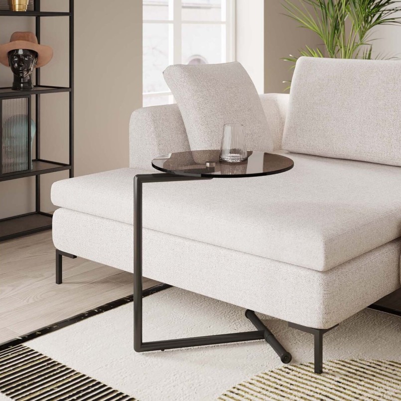 Table d'appoint moderne noire - Easy Living - Kare Design