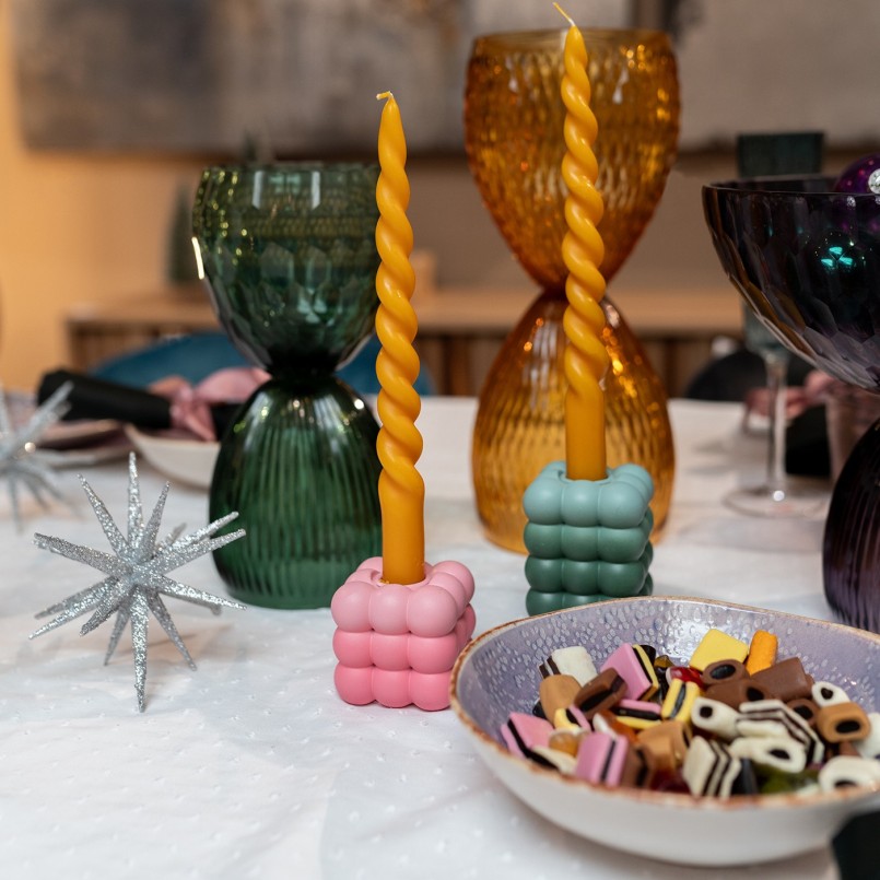 Assiettes creuses violettes - Shirley - Kare Design