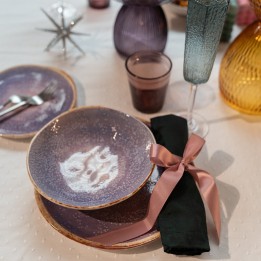 Assiettes creuses violettes - Shirley - Kare Design