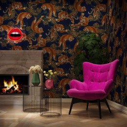 Moderne bijzettafel Zwart - Draad - Kare-ontwerp