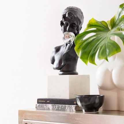 Bowls Organic Ø15cm black (4/set) Kare Design