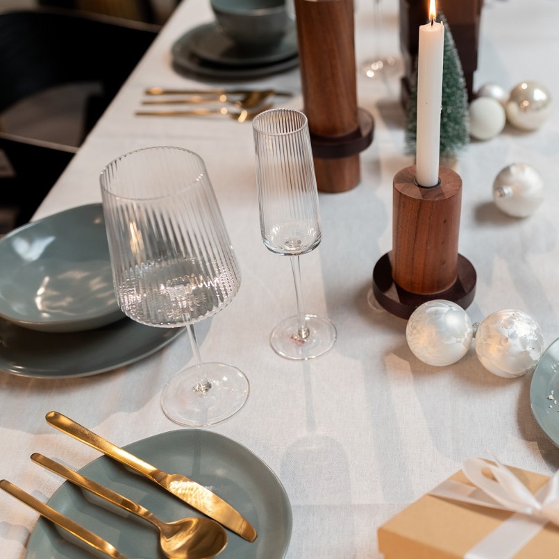 Textured wine glasses - Riffle - Kare Design