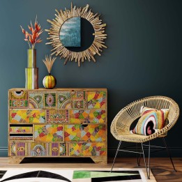 Gekleurde etnische ladenkast - Paradijs - Kare Design