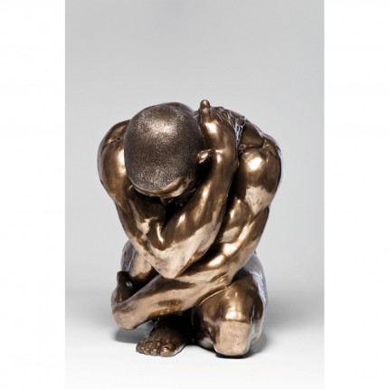 Deco Nude Man Hug Bronze 54cm Kare Design