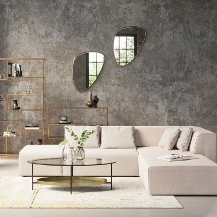 Corner Sofa Infinity Ottomane Creme Right Kare Design