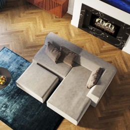Grey contemporary meridian - Infinity - Kare Design