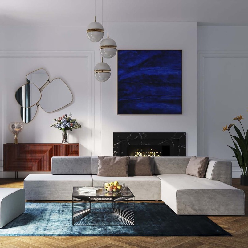 Grey contemporary meridian - Infinity - Kare Design
