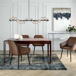 Retro houten tafel - Brooklyn Walnoot - Kare Design