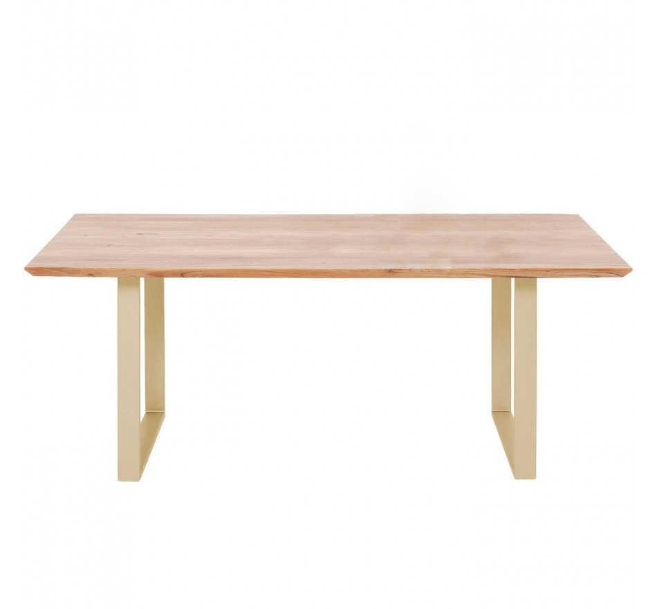 Eettafel Symphony 160x80cm acacia goud Kare Design