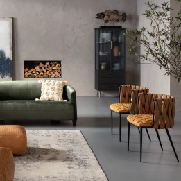 Vitrine industrielle noire - La Gomera - Kare Design