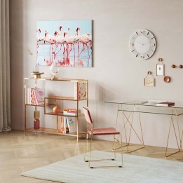 Étagère moderne dorée - Loft - Kare Design
