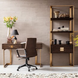 Retro wooden shelf - Osaka - Kare Design