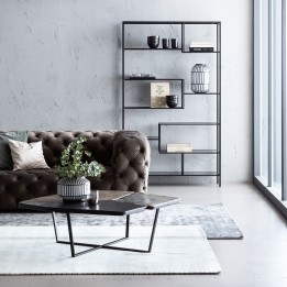 Black contemporary shelf - Loft - Kare Design