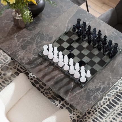 Chess Game transparent 60x60cm Kare Design