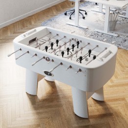 Tafelvoetbaltafel wit Kare Design