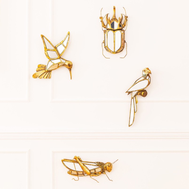 Mirror wall decoration - Parrot - Kare Design