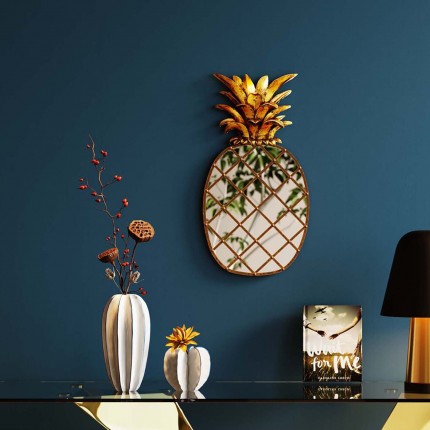 Wall Decoration Pineapple Spiegel Kare Design