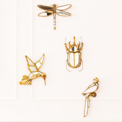 Wanddecoratie spiegel scarab Kare Design