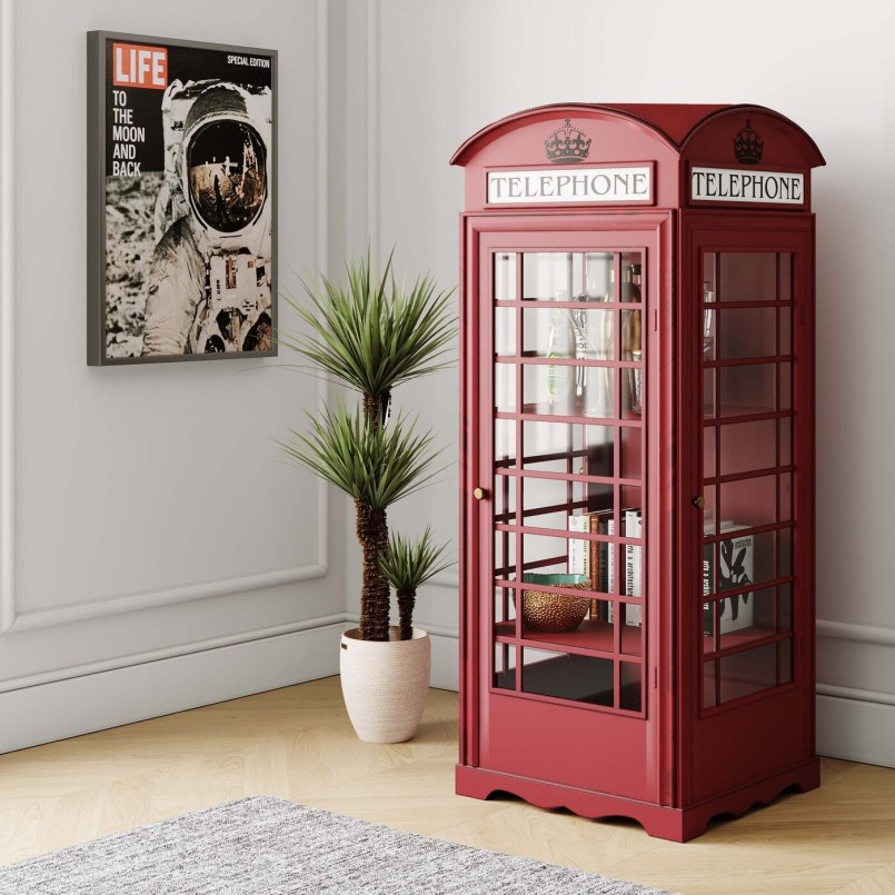 Vitrine British - London Telephone -  Kare Design
