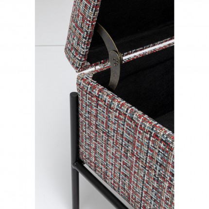 Banc-coffre Iceland 120x40cm rouge Kare Design