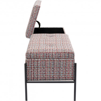 Bench Iceland 120x40cm red Kare Design