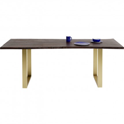 Table Harmony Dark Brass 160x80cm Kare Design