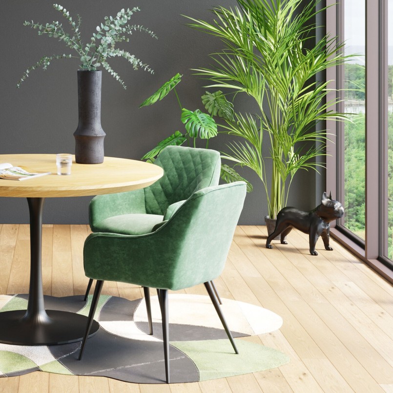 Déco bouledogue gangster noir Kare Design